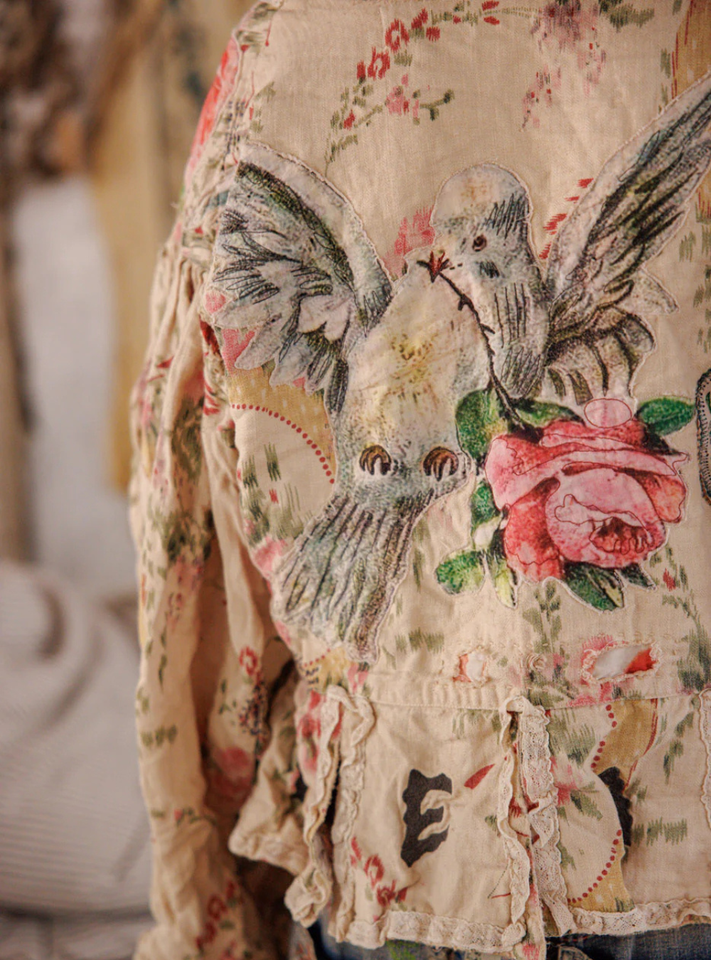 Magnolia Pearl Floral Appliqué Monique Jacket 662 - Perianth
