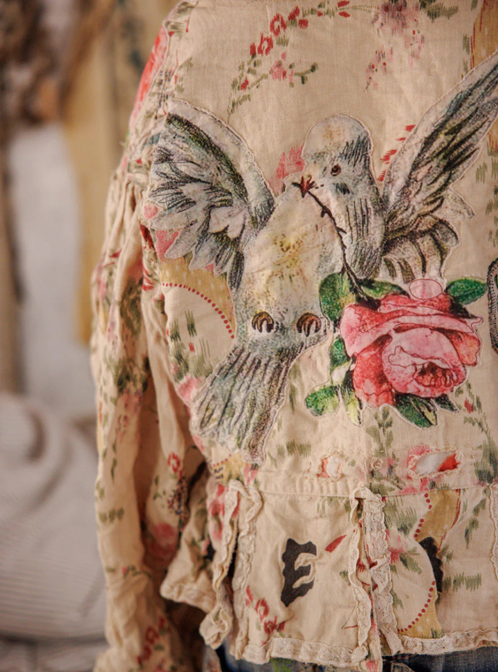 Magnolia Pearl Floral Appliqué Monique Jacket 662 - Perianth
