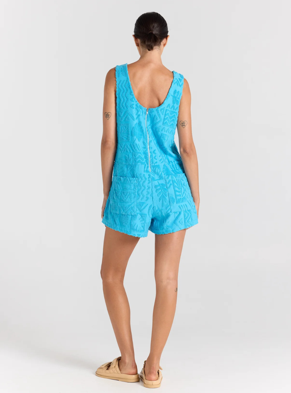 Mai Tai Romper - Topaz