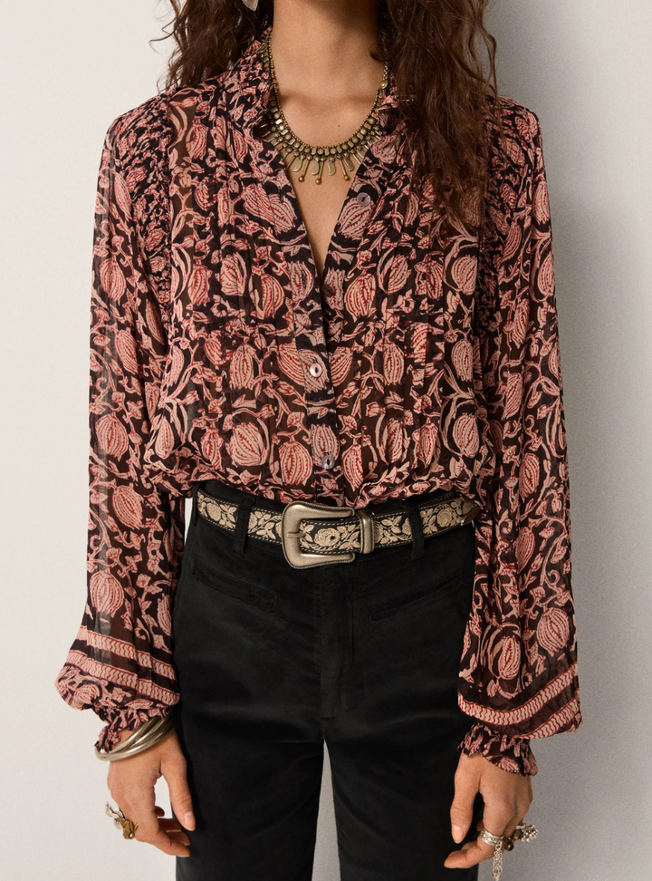 Mia Blouse - Ebony Rose