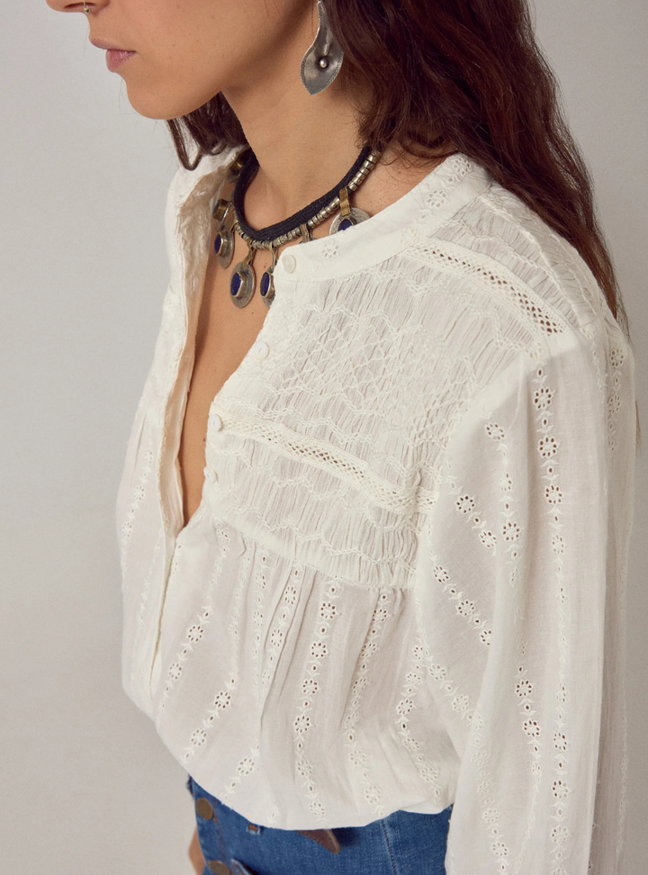 Paoli Blouse - Sapore Di Sale Bianco