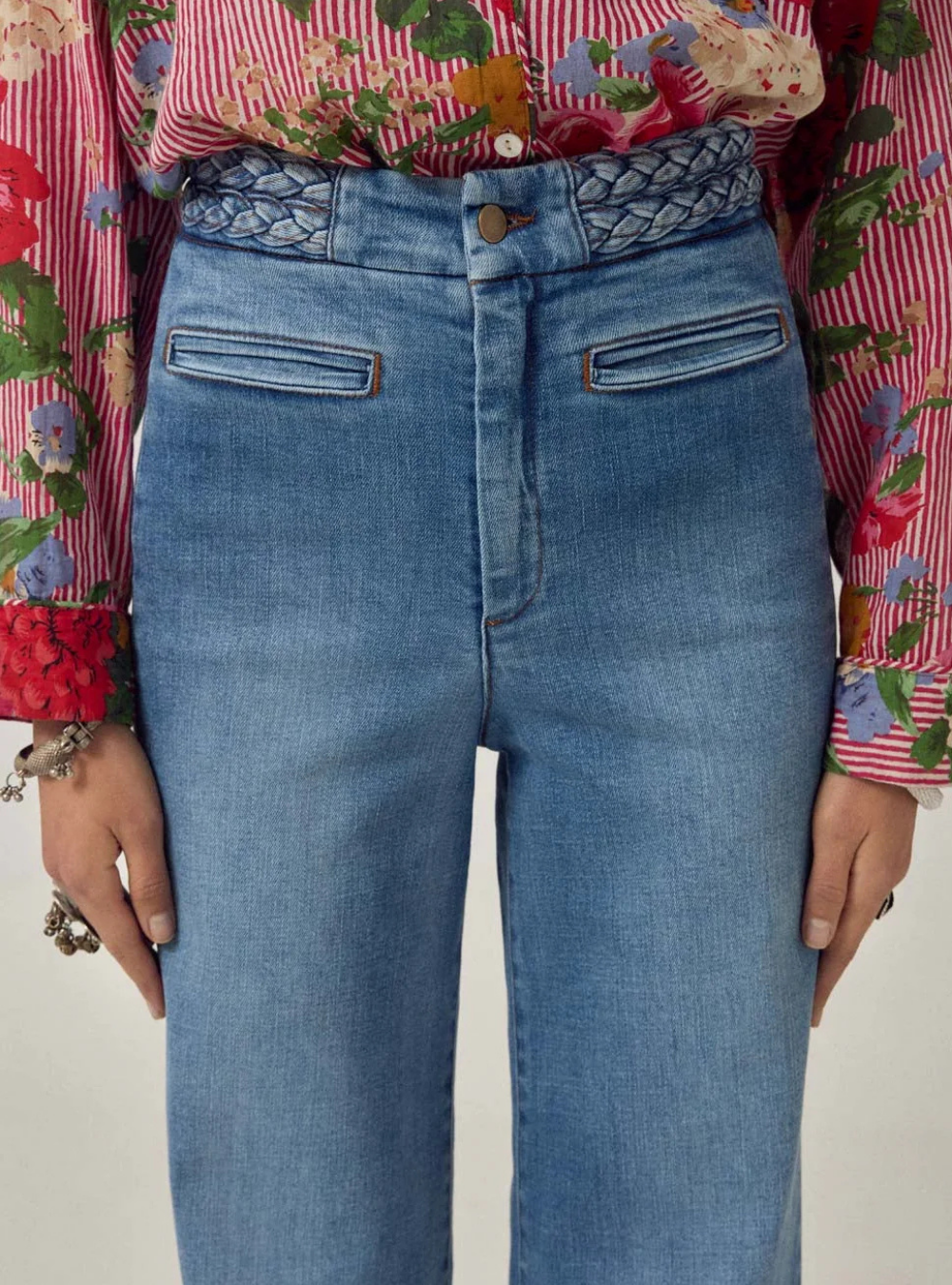 Cher Pant - Braid Denim