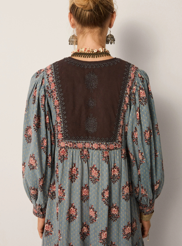 Allegra Dress - Cerulean Mist