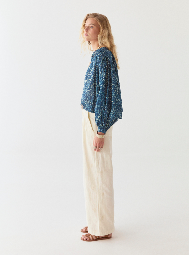 Gaia Blouse - Oceano Mare