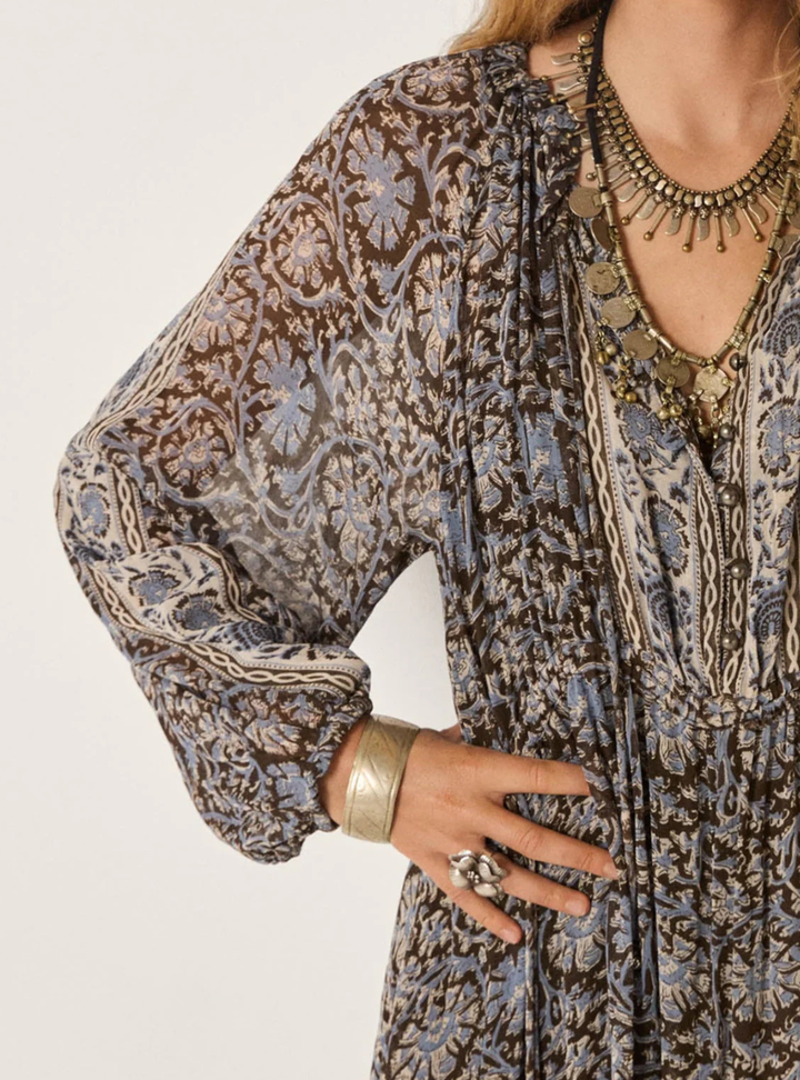 Gaia Dress- Blue Orchid