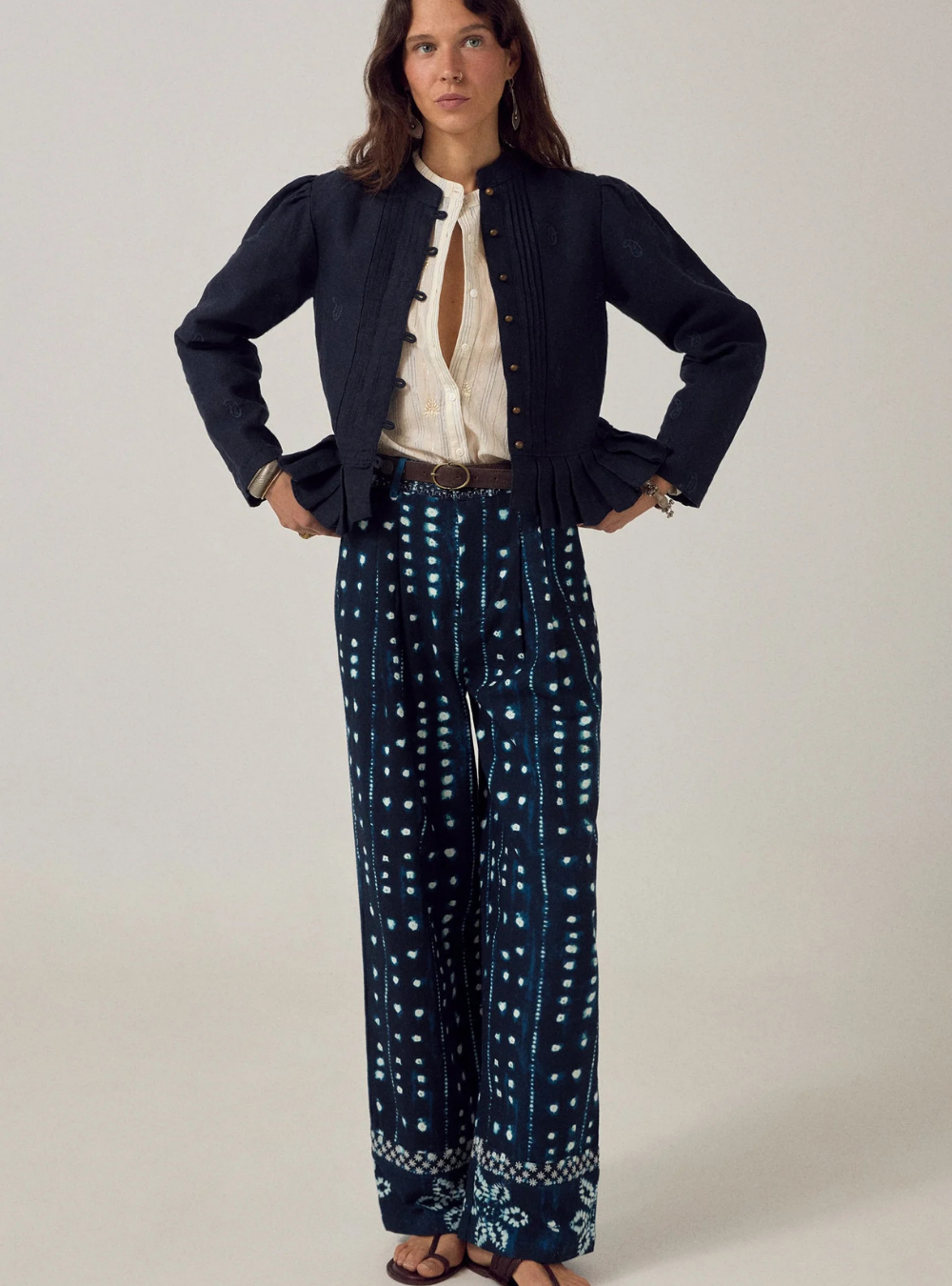 Caroline Blouse - Starry White