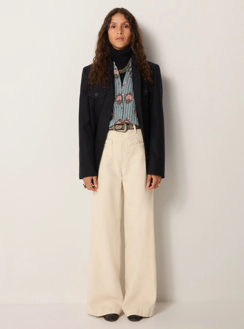 Omara Blouse - Cerulean Mist