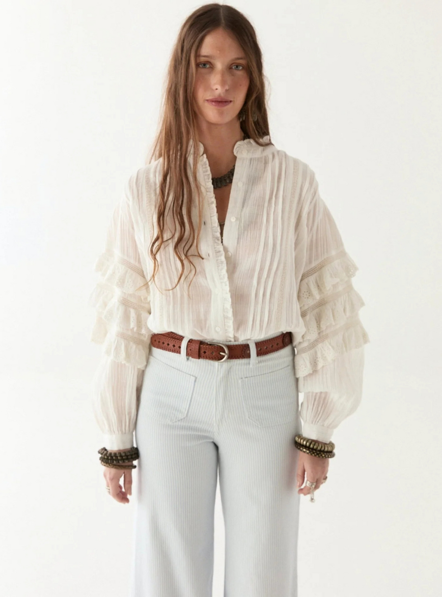 Maison Hotel Nuno printed trouser - wild dust