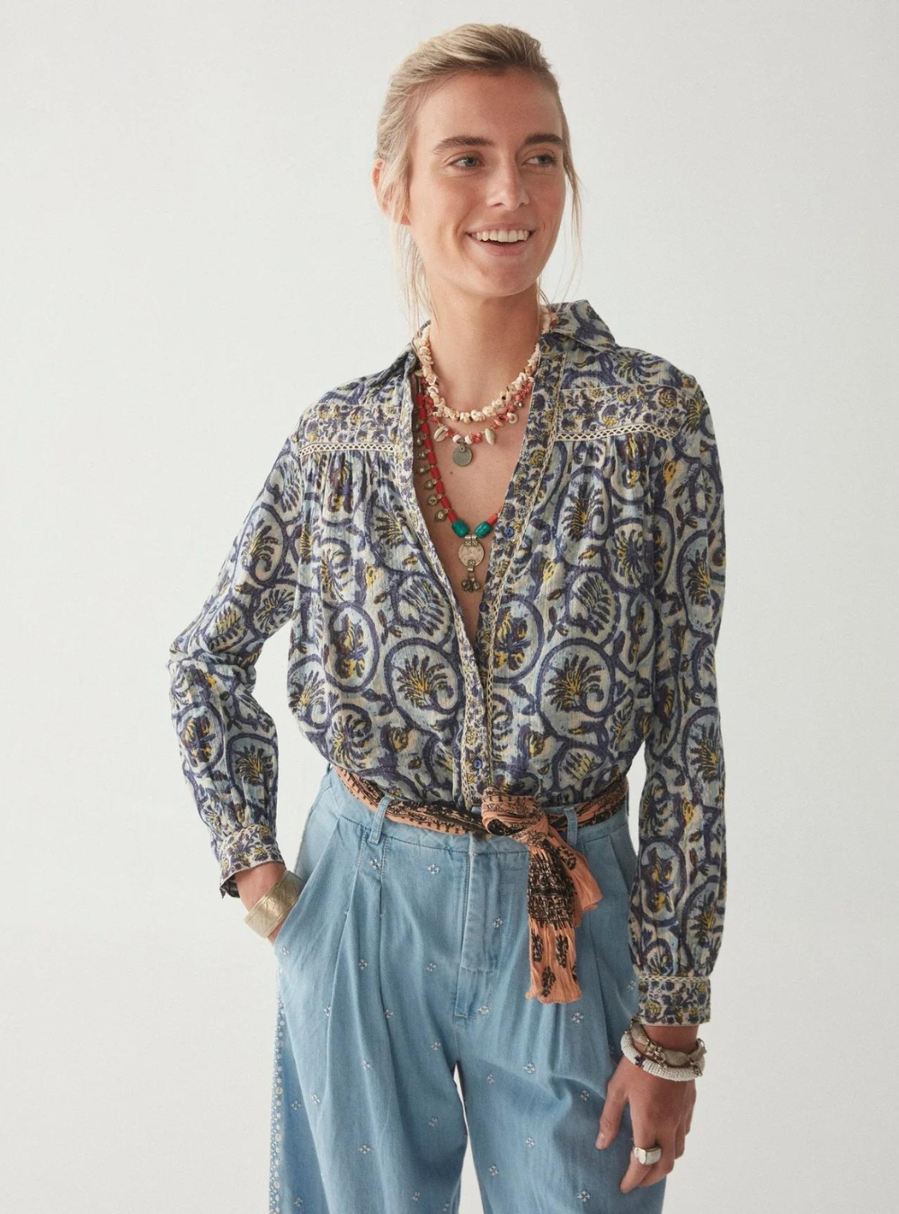 Bob Blouse - Vintage Blue