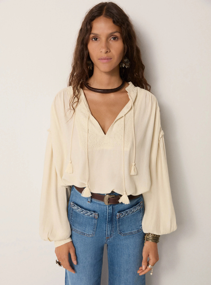 Vega Blouse - Casablanca Muse