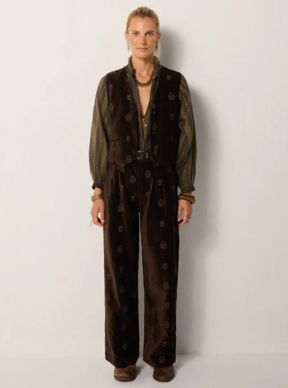 Kafka Vest - Velluto Macchiato