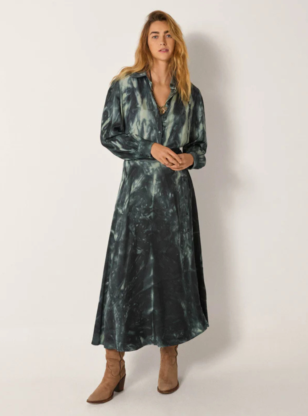 Brigitte Skirt - Marble Shadows