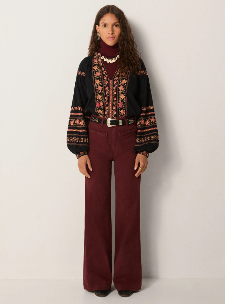 Virginia Blouse - Night Garden