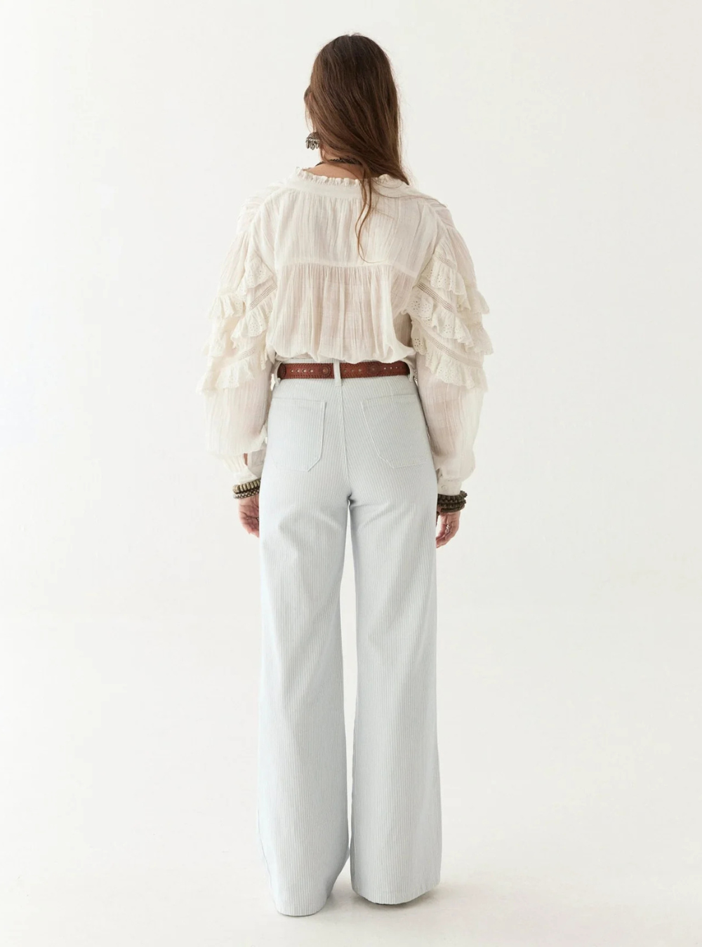 Omara Blouse - Cuban Schiffli