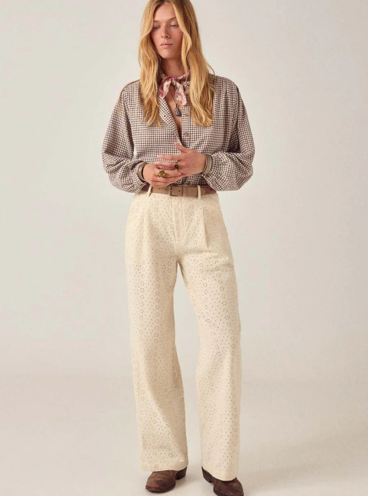 Theodore Pant - Shell Brodé