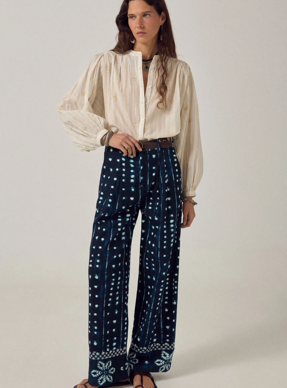 Caroline Blouse - Starry White