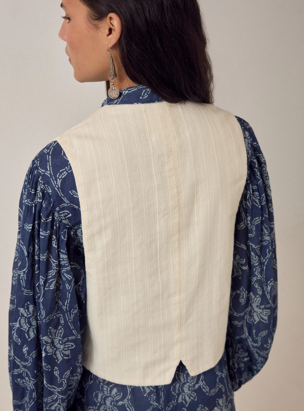 Florence Vest - Shell Brodé