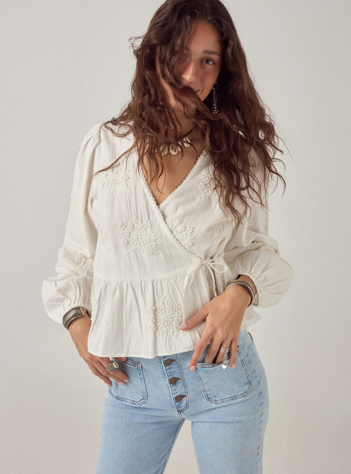Salma Blouse - White Magnolia