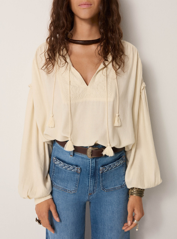 Vega Blouse - Casablanca Muse