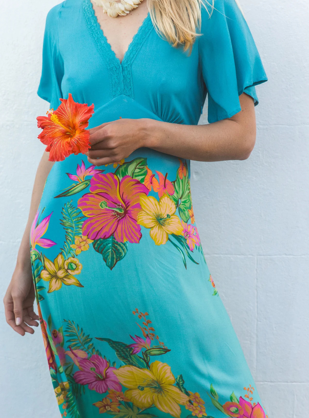 Sloane Midi Dress - Malibu
