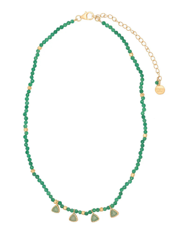 Mamounia Necklace - Green Aventurine