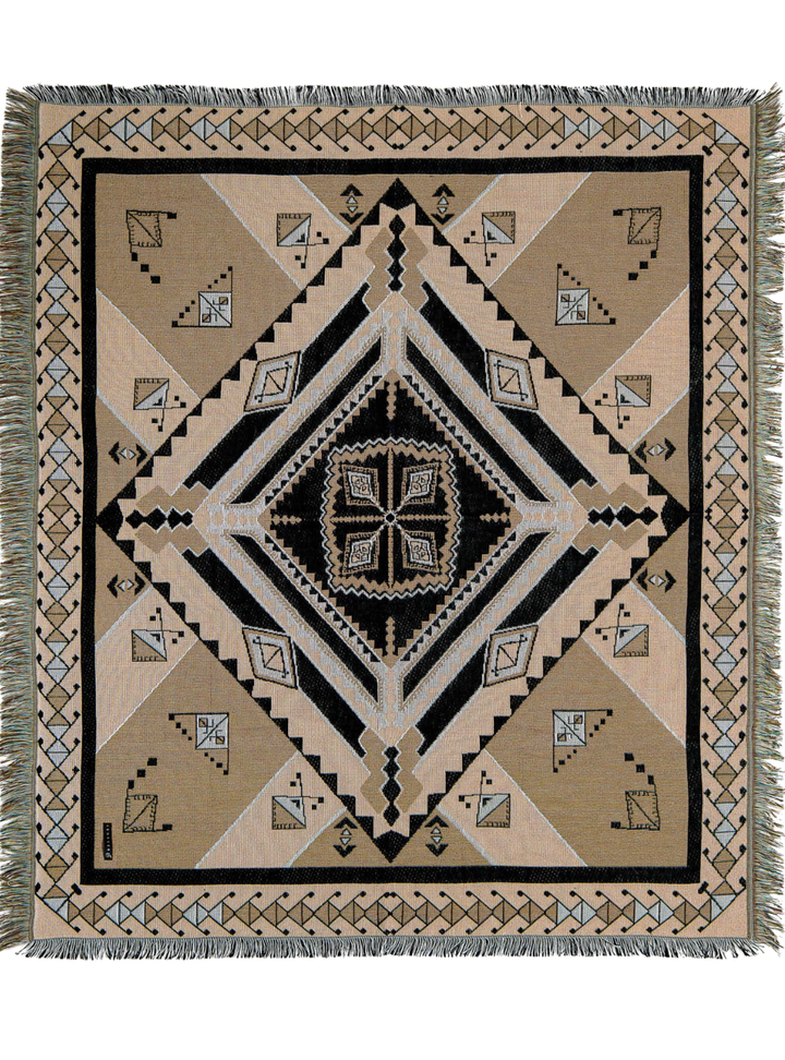 'Nowhere Man' Woven Picnic Rug/Throw