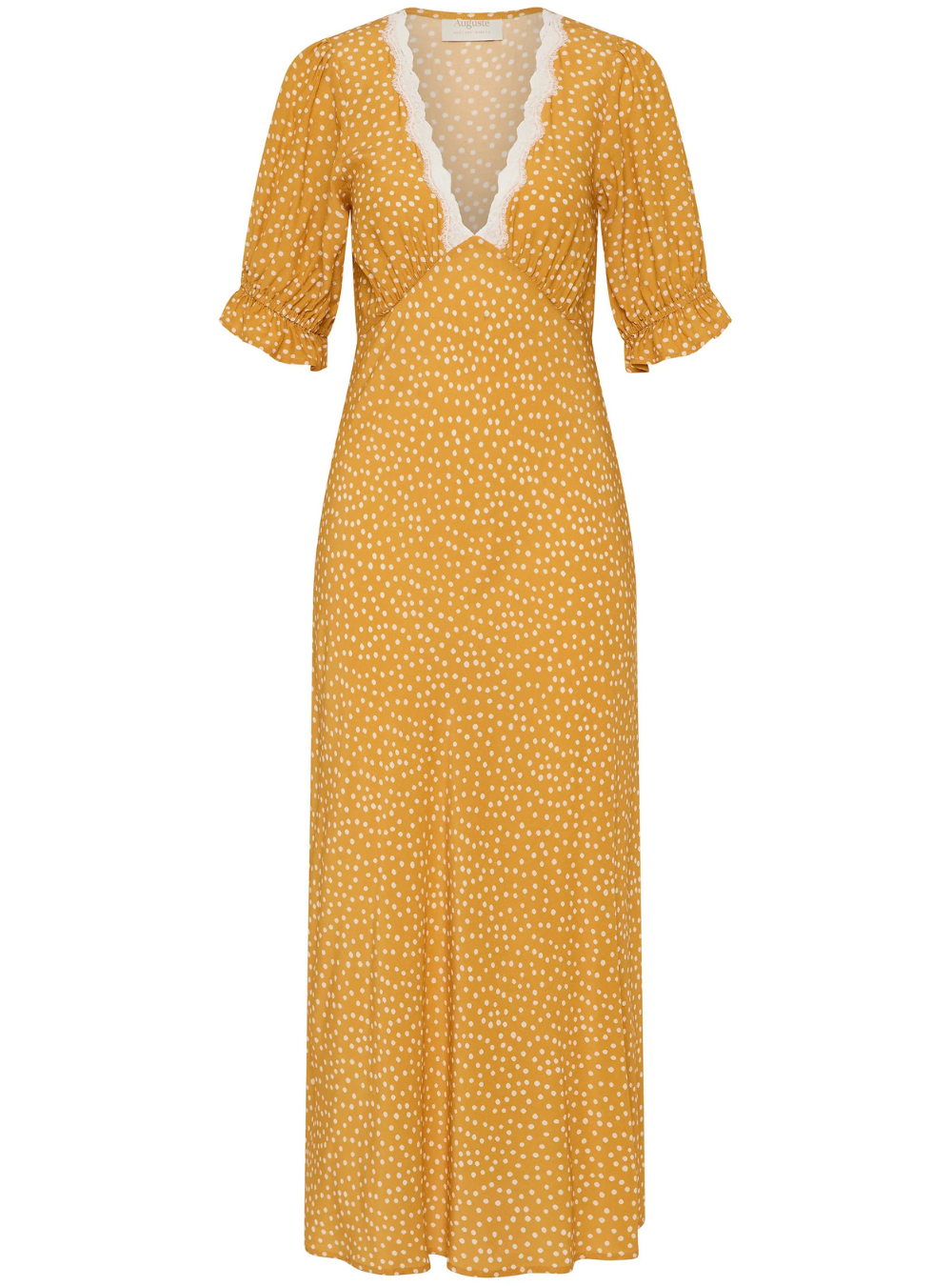 Myles Midi Dress - Mango Polka Dot