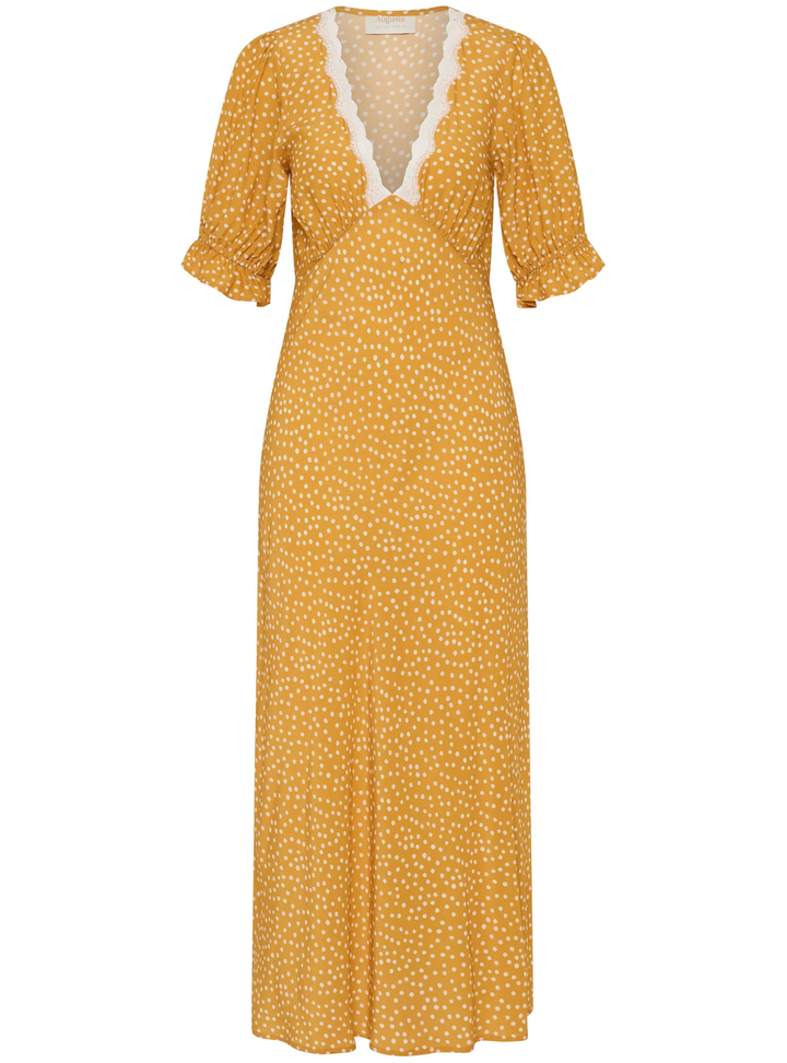 Myles Midi Dress - Mango Polka Dot