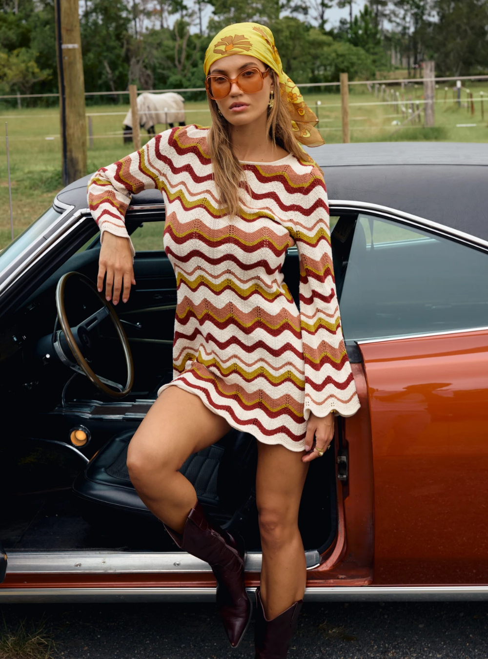 Amara Mini Dress - Maplewood