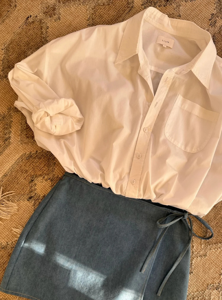 Marcoola Shirt - Crisp White