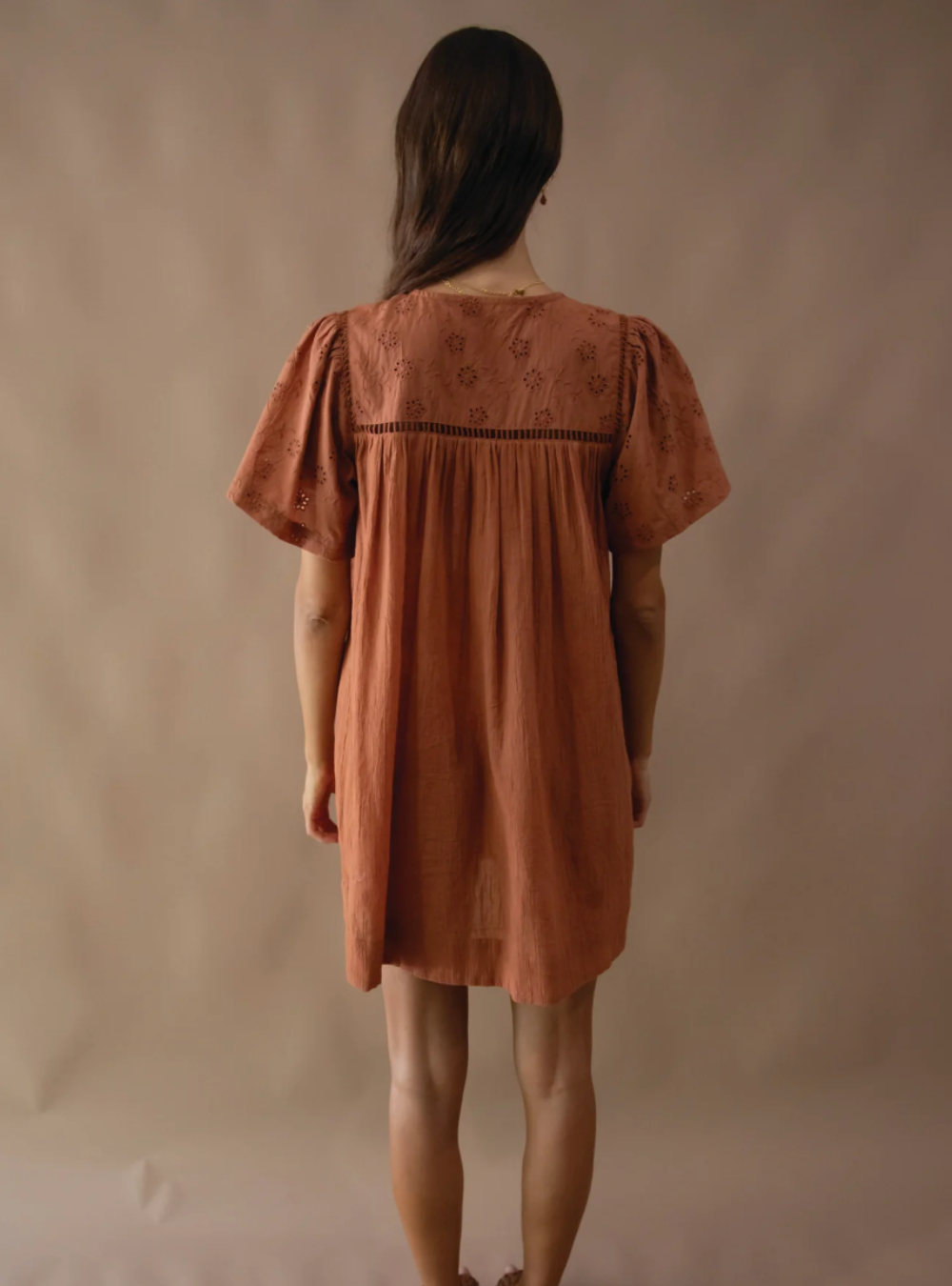 Juniper Smock Dress - Spice