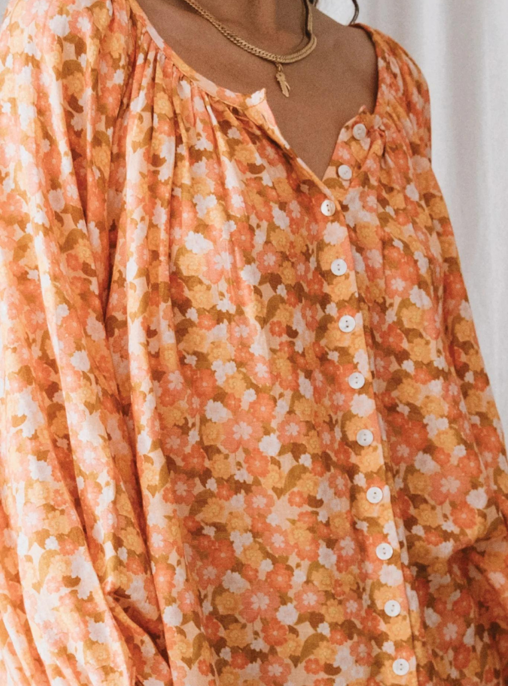 Clementine Blouse - Nectar