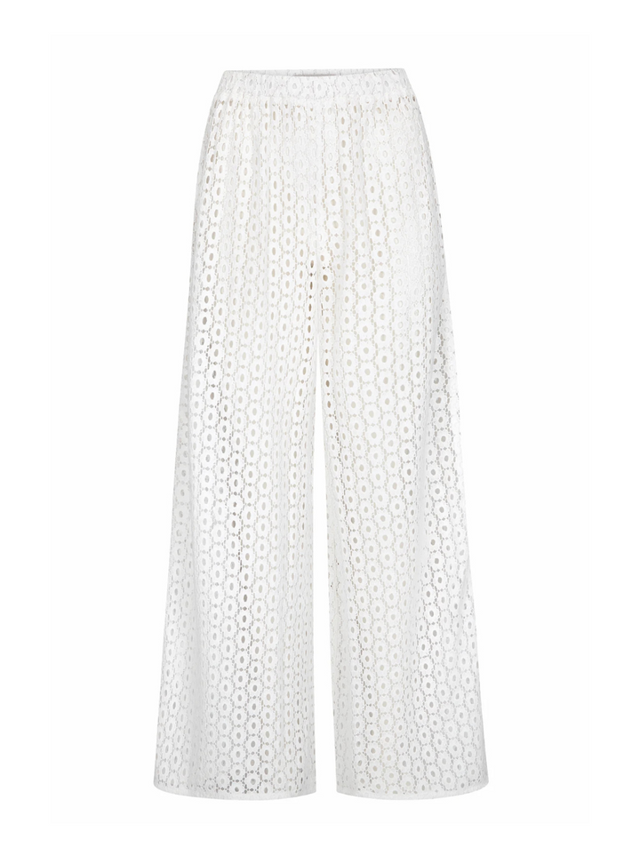 Brigette Lace Pant - Ivory