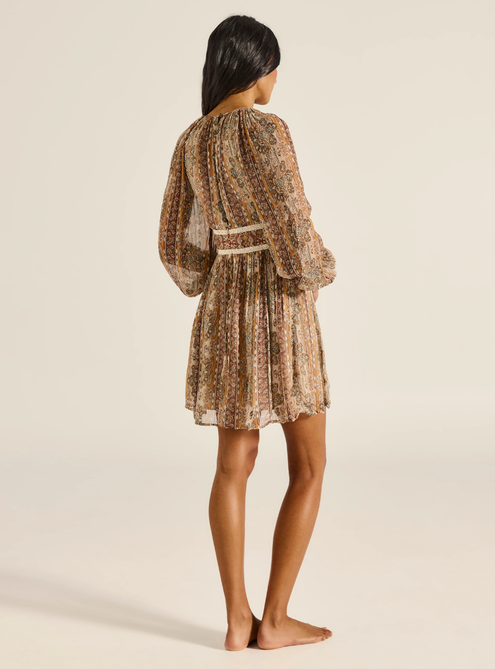 Rashida Marla Long Sleeve Mini Dress - Butternut