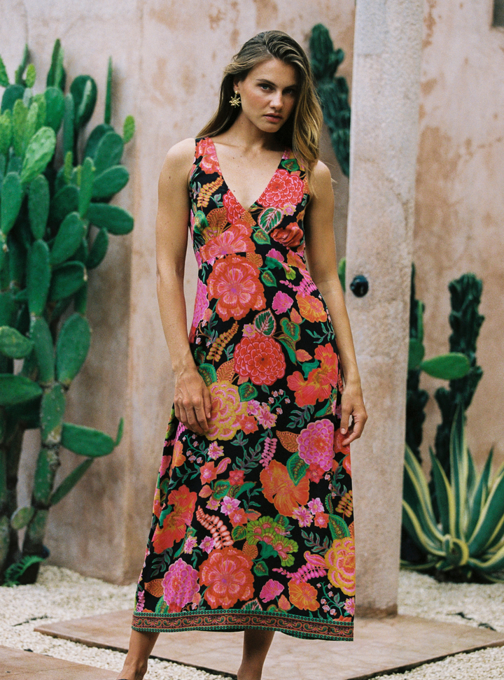 Marley Midi Dress - Paprika