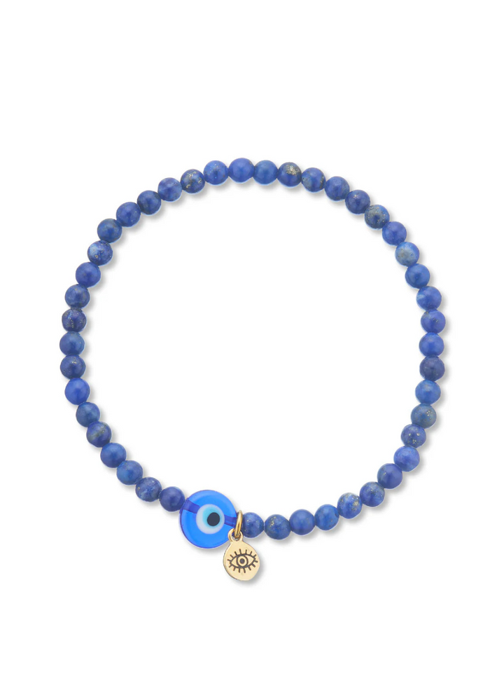 Mati Evil Eye Lapis Gemstone Bracelet