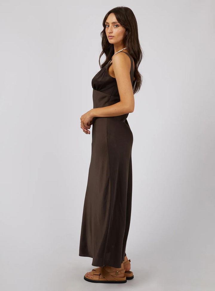 Aire Maxi Dress - Brown