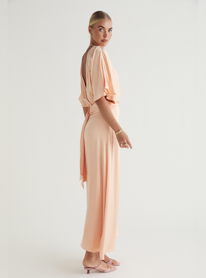 Calista Maxi Dress - Apricot