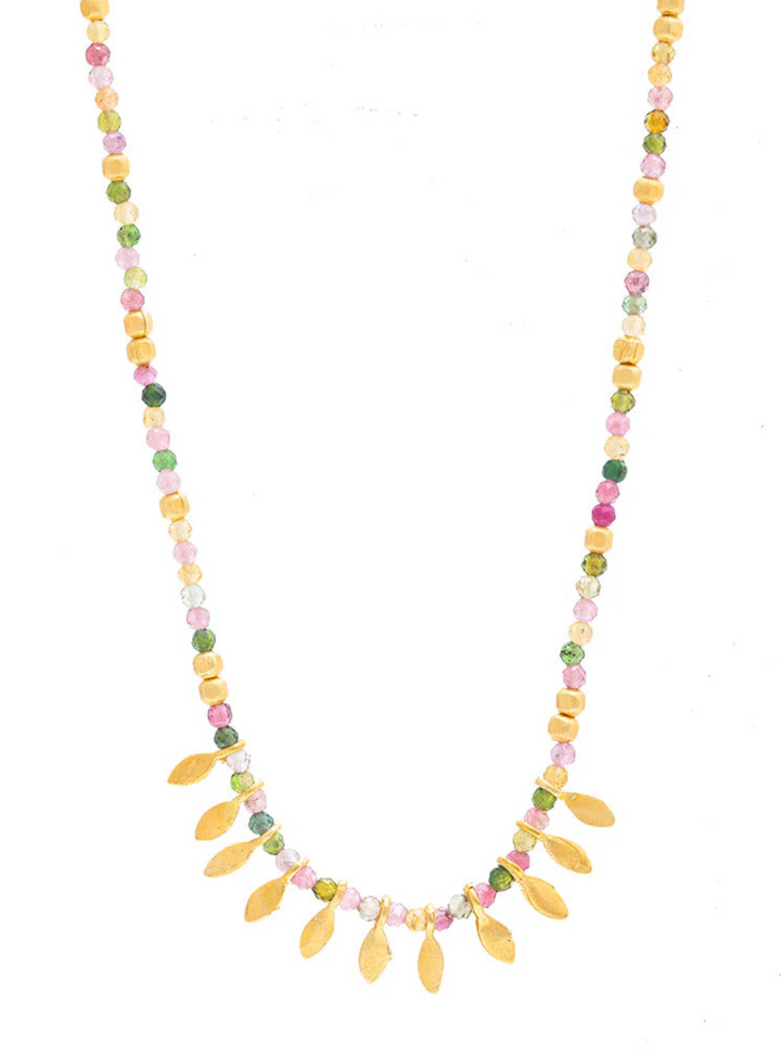 Multi Tourmaline Maya Necklace