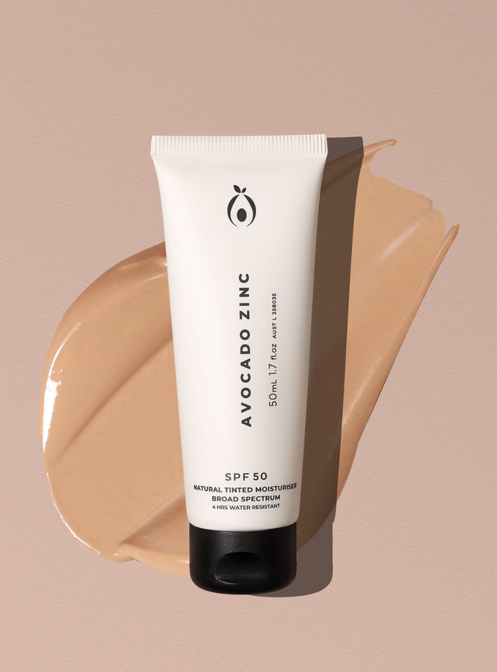 SPF 50 Natural Tinted Moisturiser - Light-Medium