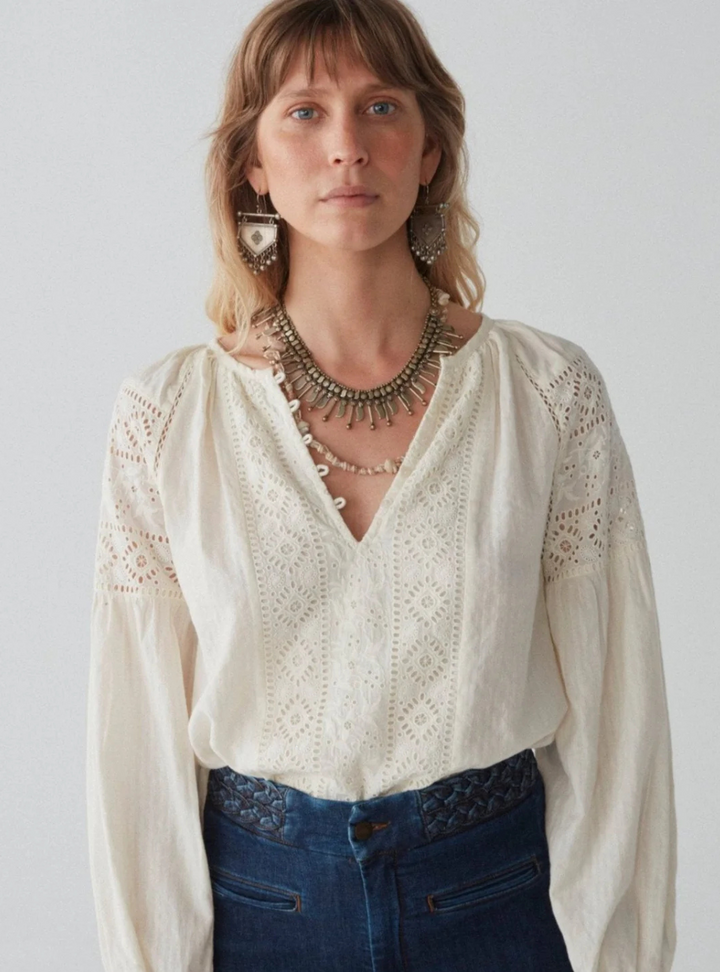 Josephine Blouse - Broderie Merengue