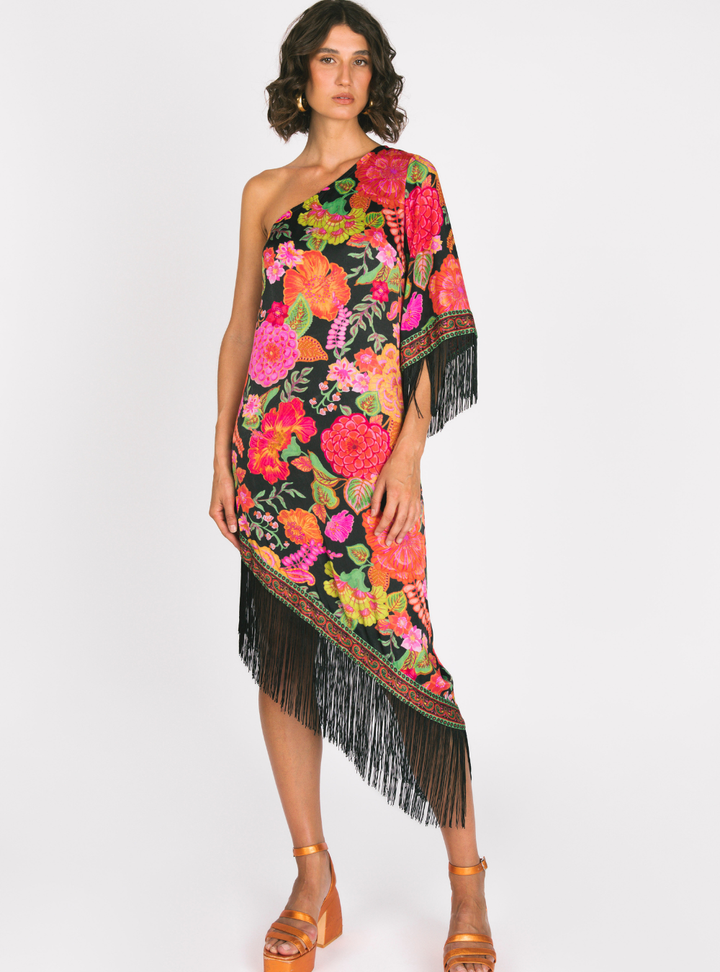 Lady Luck Midi Dress - Paprika