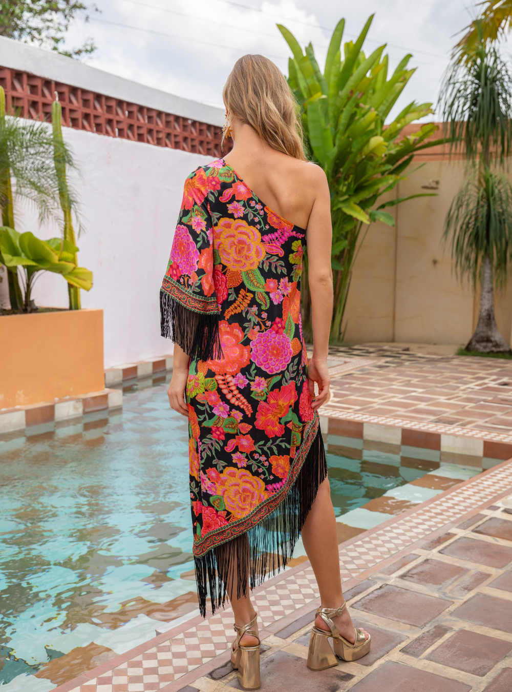 Lady Luck Midi Dress - Paprika