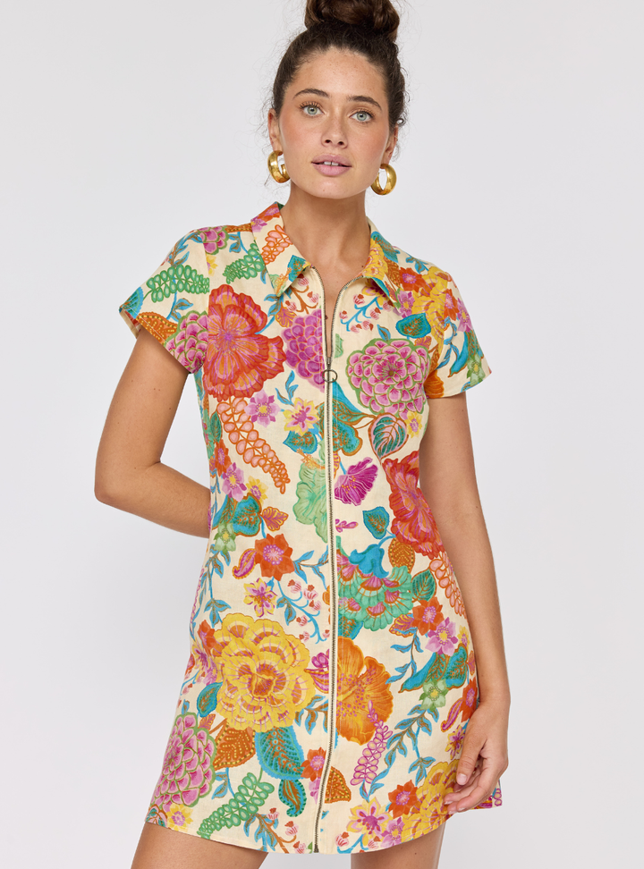 Cindy Mini Dress - White Sands