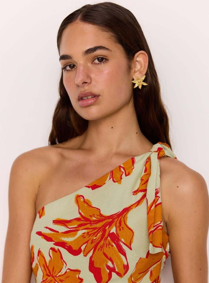 Estelle Mini Dress - Mint Floral