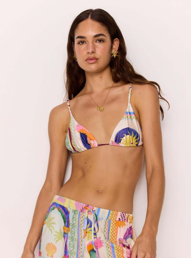 MINKPINK Elysia Triangle Bikini Top Paradiso – Gypsy and the