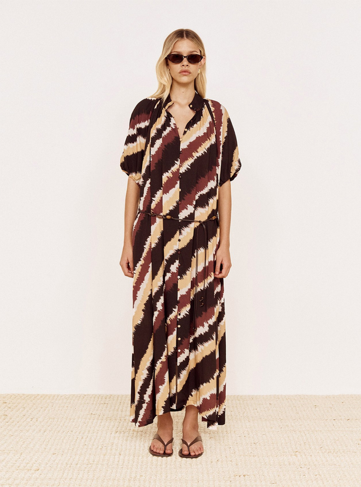 Greta Maxi Dress - Stripe