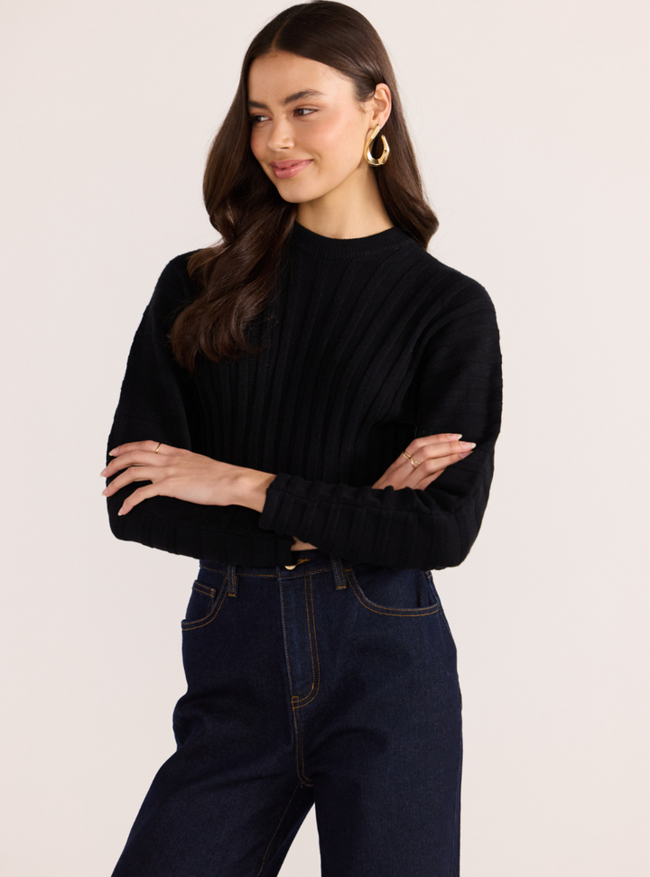 Pipper Knit Jumper - Black