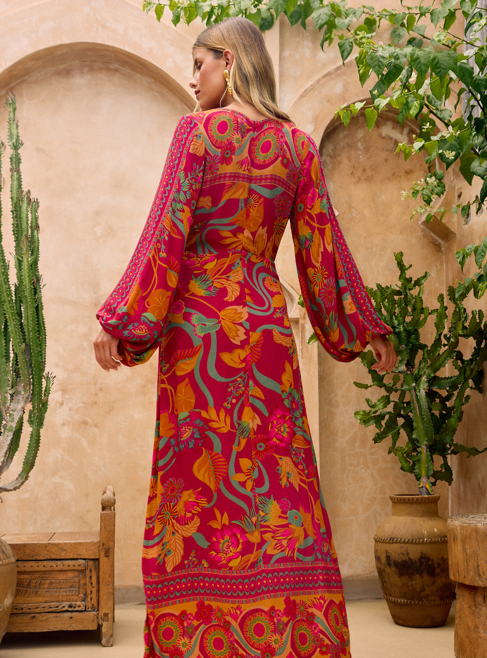 Mirage Maxi Dress - Ruby Rhapsody