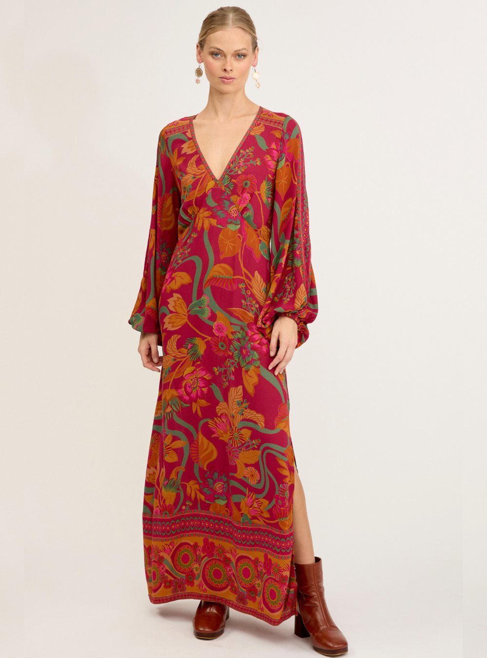 Mirage Maxi Dress - Ruby Rhapsody